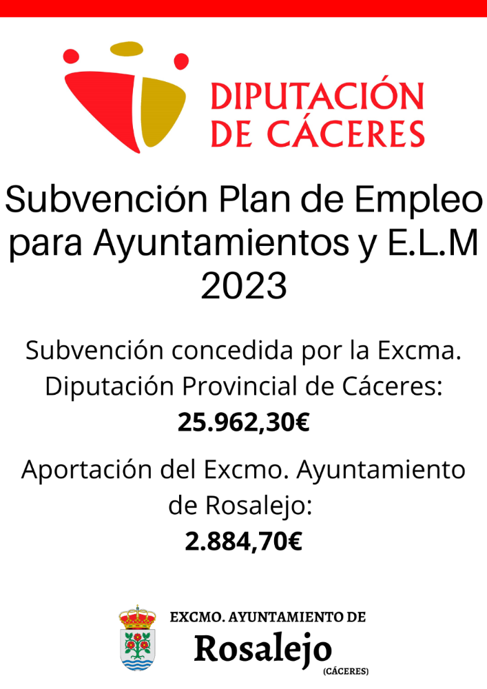 Imagen PLAN DE EMPLEO PARA AYUNTAMIENTOS Y E.L.M 2023