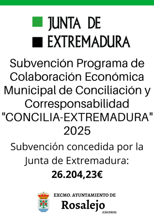 Imagen Subvención Programa de Colaboración Económica Municipal de Conciliación y Corresponsabilidad 